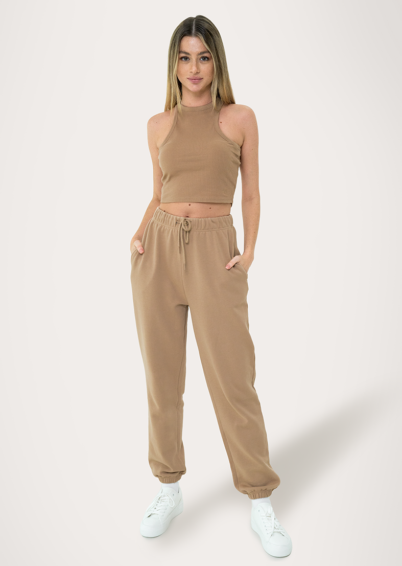 Life Lounge Oversized Jogger Caramel – LC