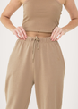 L'COUTURE Joggers Life Lounge Oversized Jogger Caramel