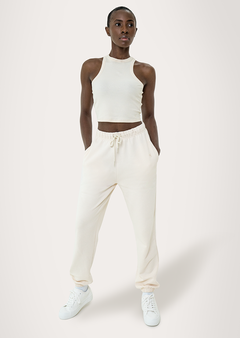 L'COUTURE Joggers Life Lounge Oversized Jogger Eggnog