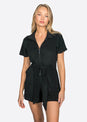 L'COUTURE Jumpsuits & Rompers Elemental Lounge Romper Black