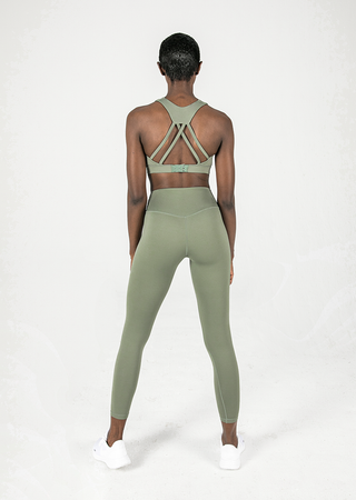 L'COUTURE Leggings Elevate Touch 7/8 Legging Khaki