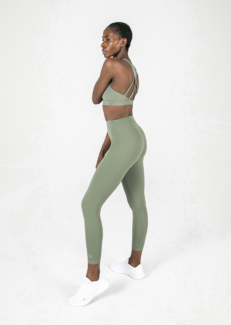 Sage top green leggings
