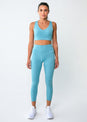 L'COUTURE Leggings Elevate Touch 7/8 Legging Smoke Blue