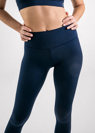 L'COUTURE Leggings Elevate Touch Full Length Legging Navy