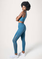 L'COUTURE Leggings Mesh Legging Blue