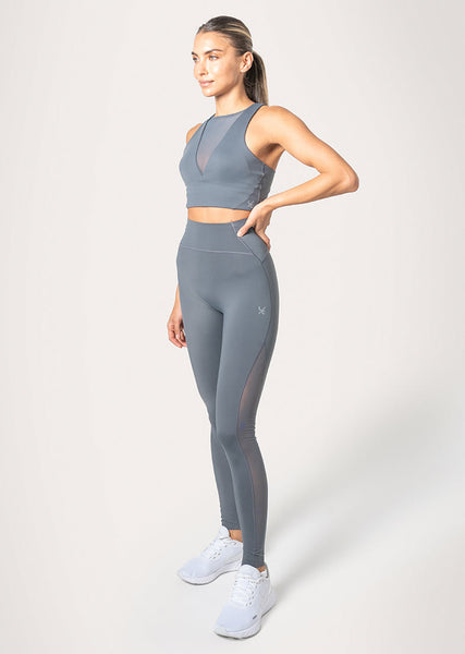 Mesh Panel Sports Leggings & Phone Pocket  Jumpsuit with sleeves, Sports  leggings, Fashion central