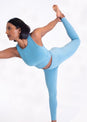 L'COUTURE Leggings Serenity Seamless Legging Smoke Blue