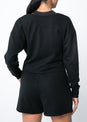L'COUTURE Long Sleeve Tops All-Around Lounge Long Sleeve Reversible Top Black