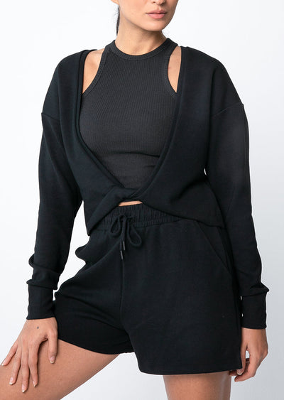All-Around Lounge Reversible Top Black