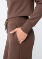 L'COUTURE Long Sleeve Tops All-Around Lounge Long Sleeve Reversible Top Chocolate