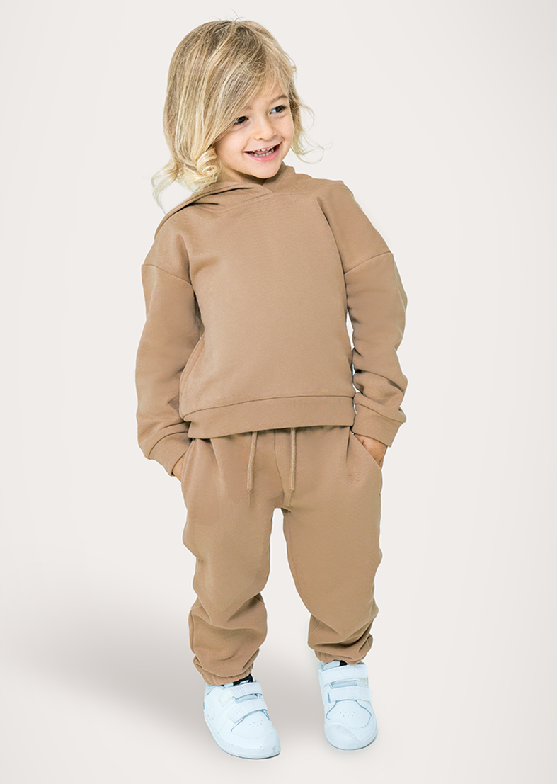 L'COUTURE Mini Bottoms Life Lounge Mini Oversized Jogger Caramel