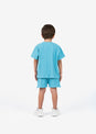 L'COUTURE Mini Shorts Embody Mini Rib Short Sea Blue