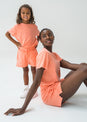 L'COUTURE Mini Shorts SoCal Sorbet Mini Terry Short Coral