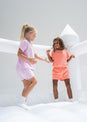 L'COUTURE Mini Shorts SoCal Sorbet Mini Terry Short Coral