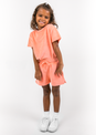 L'COUTURE Mini Shorts SoCal Sorbet Mini Terry Short Coral