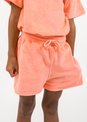 L'COUTURE Mini Shorts SoCal Sorbet Mini Terry Short Coral