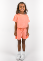 L'COUTURE Mini Shorts SoCal Sorbet Mini Terry Short Coral