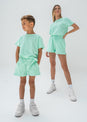 L'COUTURE Mini Shorts SoCal Sorbet Mini Terry Short Mint