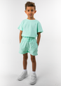 L'COUTURE Mini Shorts SoCal Sorbet Mini Terry Short Mint