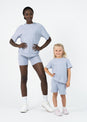 L'COUTURE Mini Tops Embody Mini Rib Tee Lilac Grey