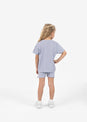 L'COUTURE Mini Tops Embody Mini Rib Tee Lilac Grey