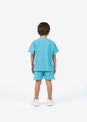 L'COUTURE Mini Tops Embody Mini Rib Tee Sea Blue