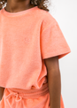 L'COUTURE Mini Tops SoCal Sorbet Mini Terry Tee Coral
