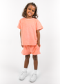 L'COUTURE Mini Tops SoCal Sorbet Mini Terry Tee Coral