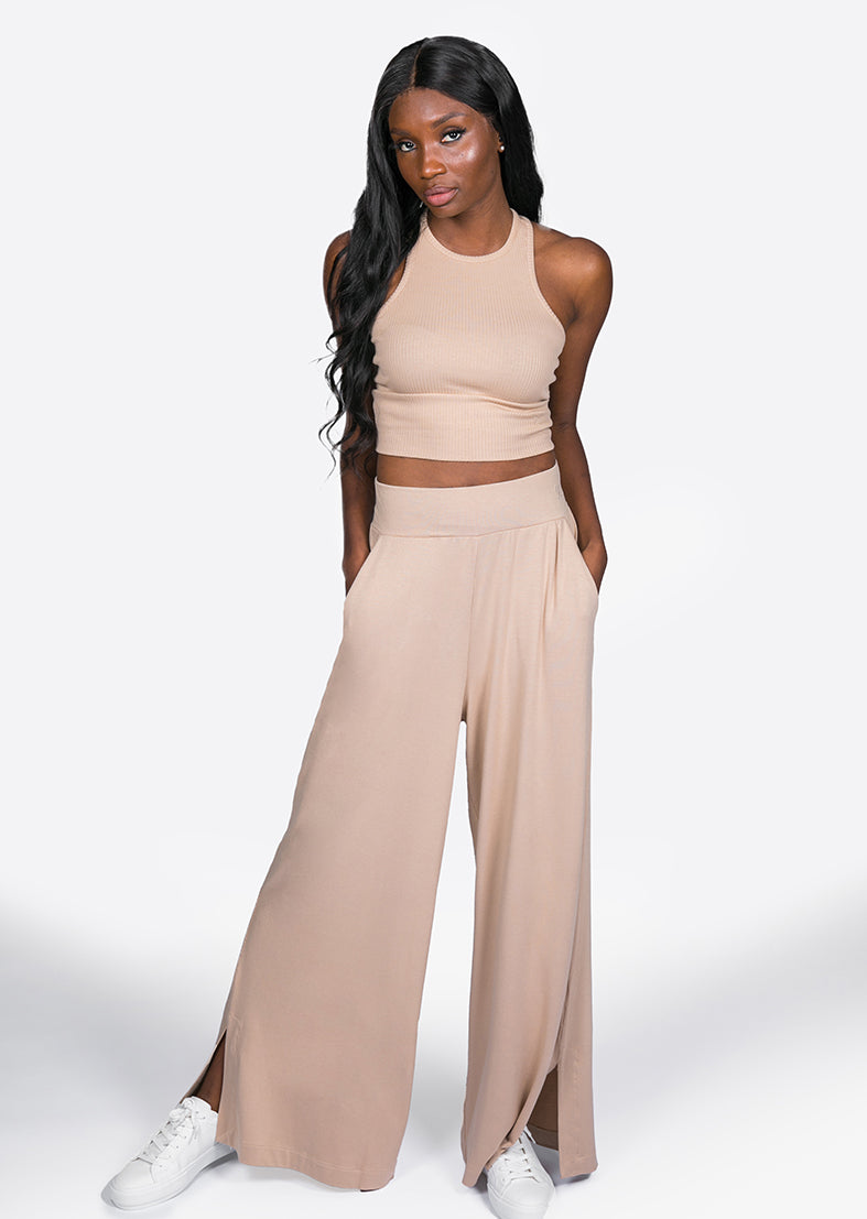 L'COUTURE Pants Elemental Lounge Pant Sand