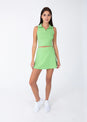 L'COUTURE Polo Top Club LC Sleeveless Polo Lime Green