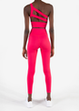 L'COUTURE Revive Cross Front Legging Rose Red