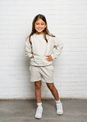 L'COUTURE Revive Lounge Mini - Sweat Short Oatmeal Marl