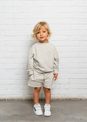 L'COUTURE Revive Lounge Mini - Sweat Short Oatmeal Marl