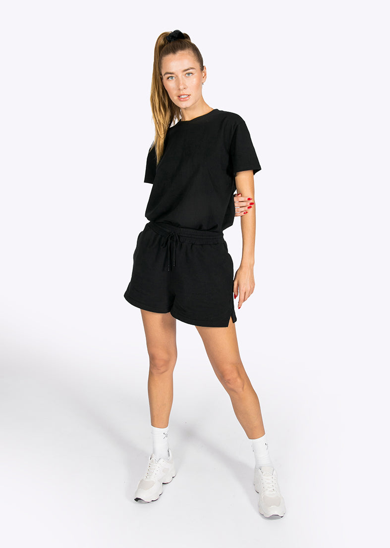L'COUTURE Revive Lounge Sweat Short Black