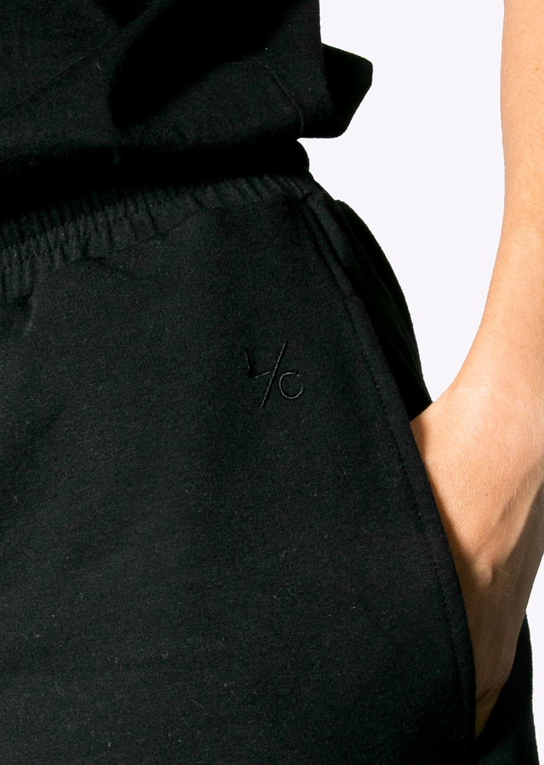 L'COUTURE Revive Lounge Sweat Short Black