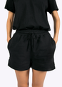 L'COUTURE Revive Lounge Sweat Short Black