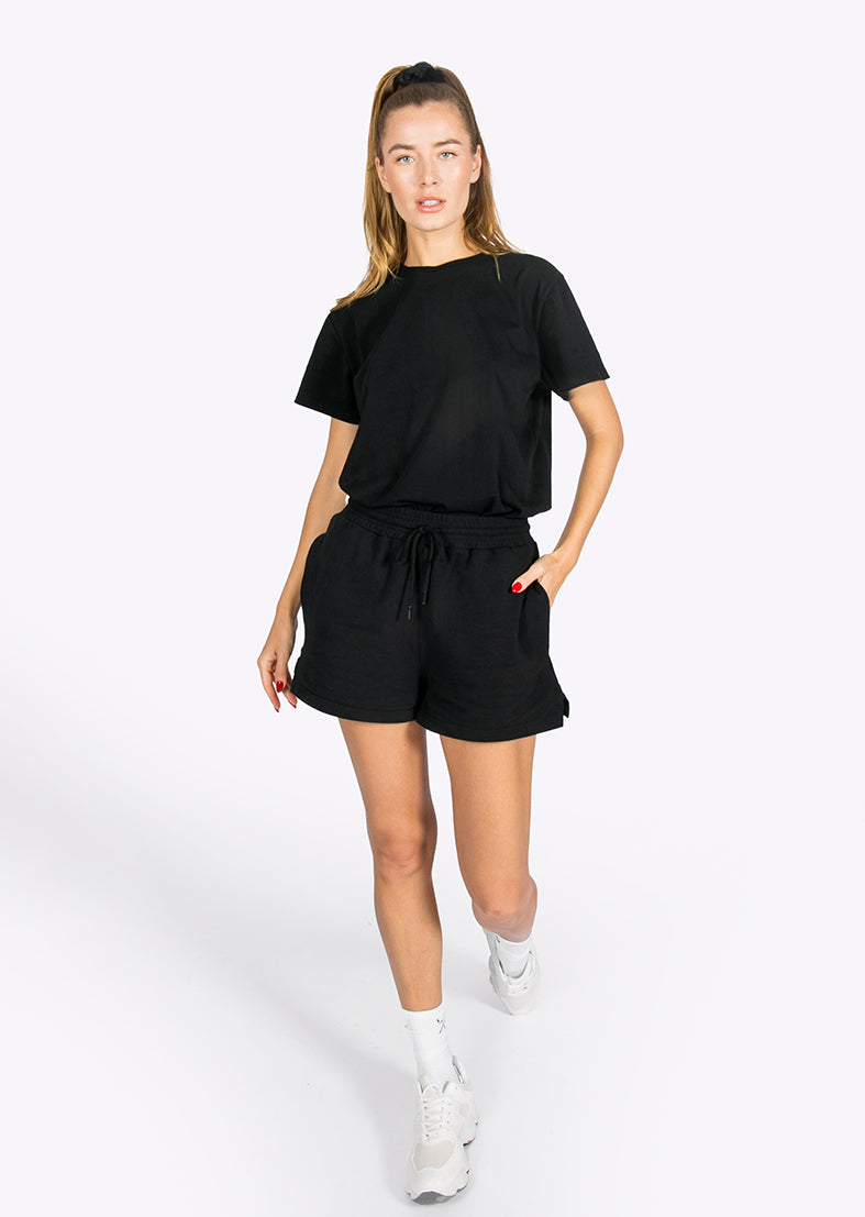 L'COUTURE Revive Lounge Sweat Short Black