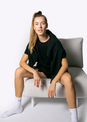 L'COUTURE Revive Lounge Sweat Short Black