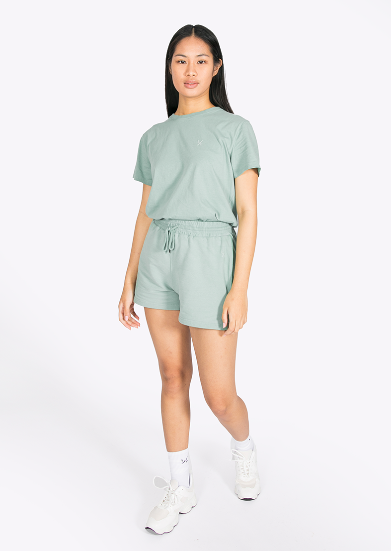 L'COUTURE Revive Lounge Sweat Short Sage