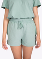 L'COUTURE Revive Lounge Sweat Short Sage