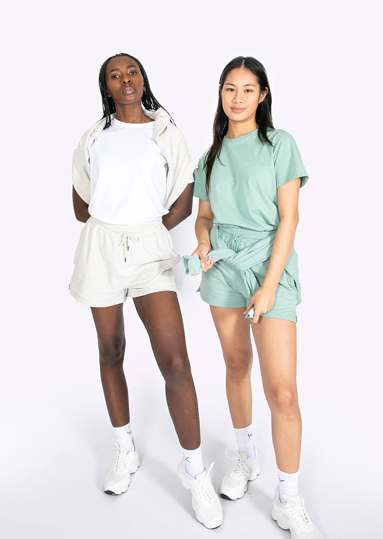 L'COUTURE Revive Lounge Sweat Short Sage