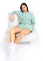 L'COUTURE Revive Lounge Sweat Short Sage