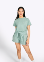 L'COUTURE Revive Lounge Tee Sage