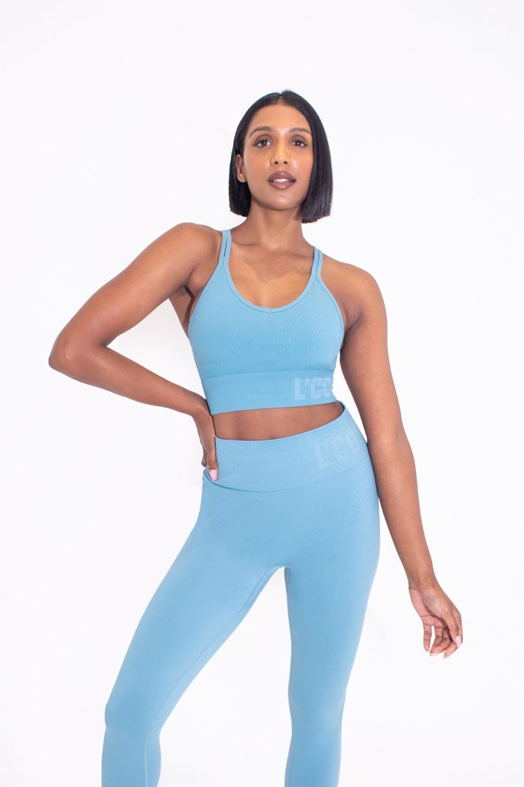 L'COUTURE Serenity Seamless Bra Smoke Blue