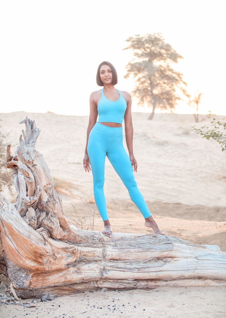 L'COUTURE Serenity Seamless Bra Smoke Blue