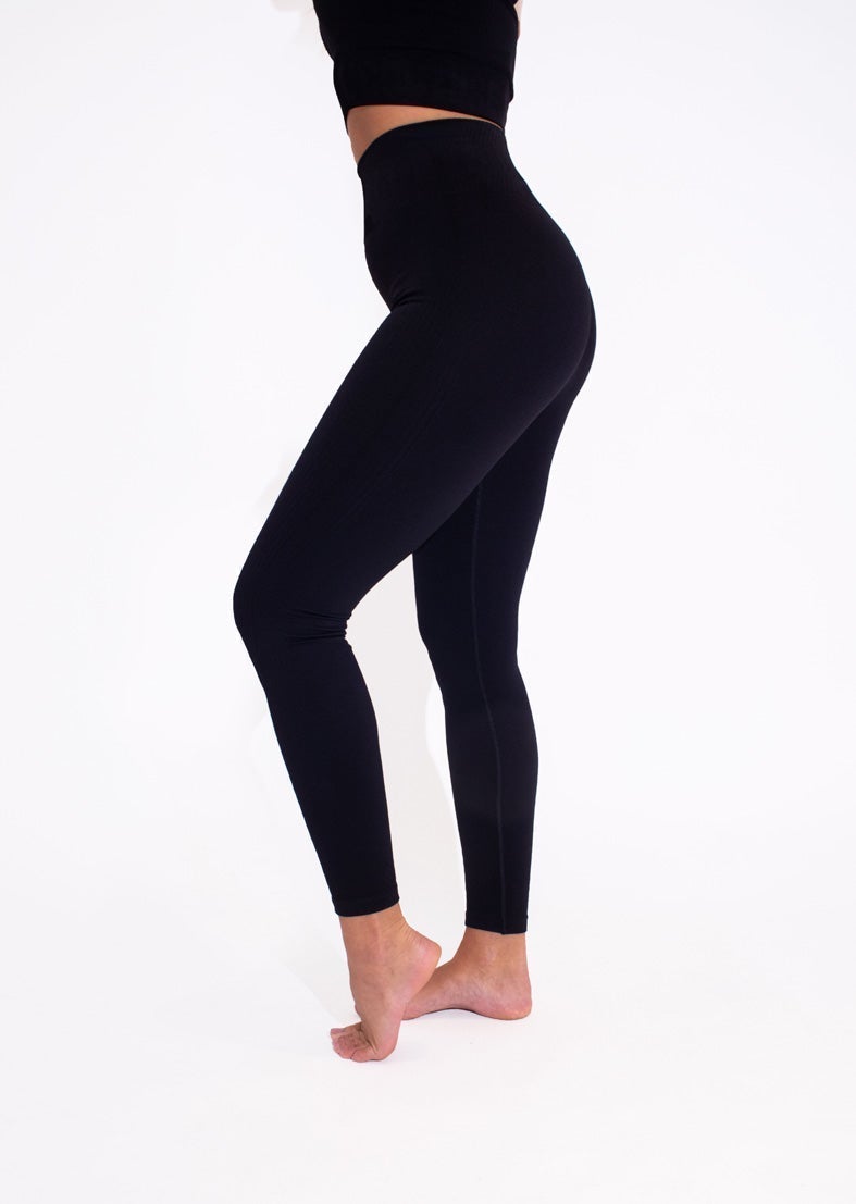 L'COUTURE Serenity Seamless Leggings Black