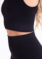 L'COUTURE Serenity Seamless Tank Black
