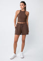 L'COUTURE Shorts All-Around Lounge Short Chocolate