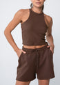 L'COUTURE Shorts All-Around Lounge Short Chocolate