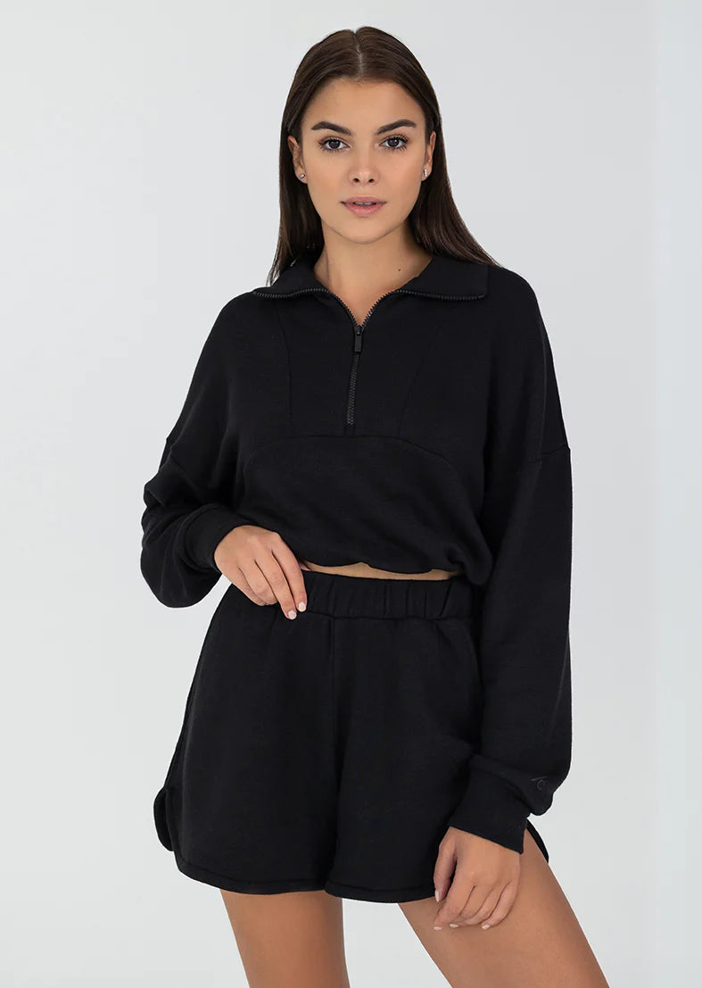 L'COUTURE Shorts Club LC Sweat Short Black